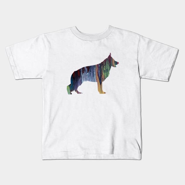 German Shepherd Dog Kids T-Shirt by TheJollyMarten